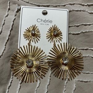 Chérie New York Radiant Gold Earrings